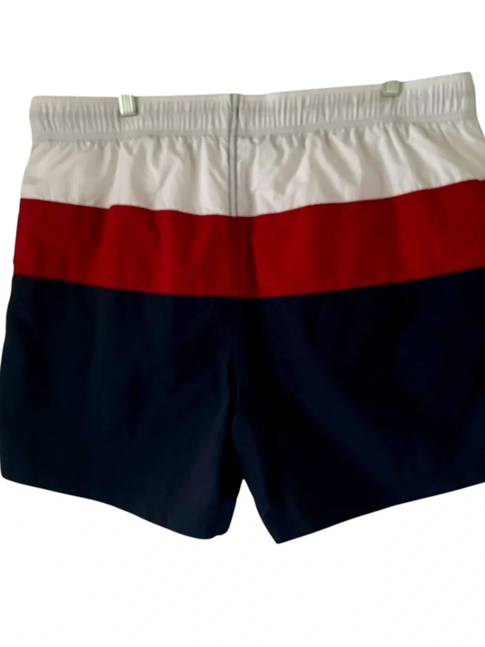 Nautica Men's Colorblock Swim Trunks - Navy, Red, White Size XL